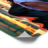 Afro Heroine Manga Poster Affiche (Hoek)