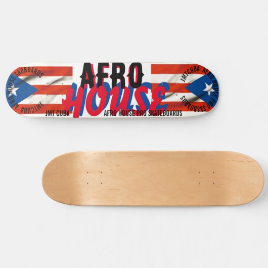 AFRO HOUSE 8 1/4" Skateboard Deck (Horizontaal)