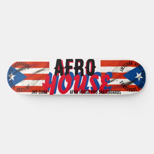 AFRO HOUSE 8 1/4" Skateboard Deck (Horizontaal)