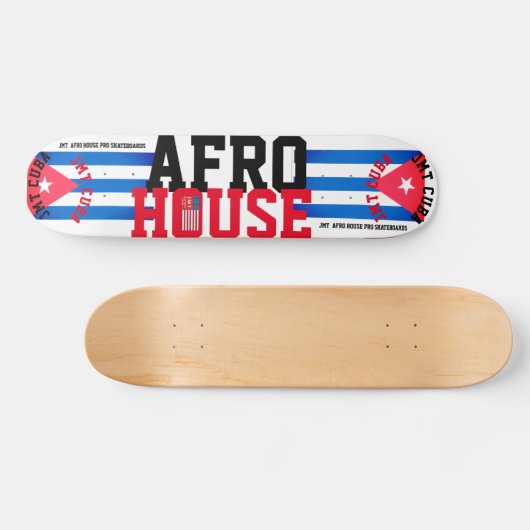 AFRO HOUSE JMT CUBA 7 3/4" Skateboard Deck (Horizontaal)