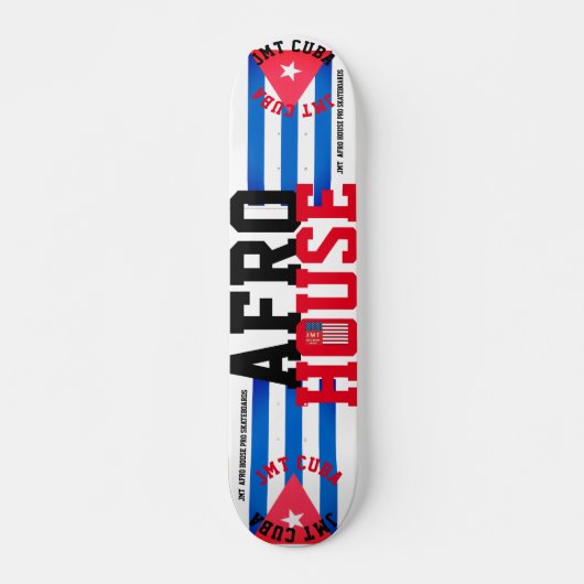 AFRO HOUSE JMT CUBA 7 3/4" Skateboard Deck (Voorkant)