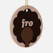Afro-Humor Keramisch Ornament (Rechts)