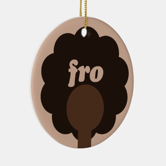 Afro-Humor Keramisch Ornament (Rechts)