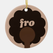 Afro-Humor Keramisch Ornament (Voorkant)
