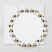 Afro-Ierse VS Shamrock gepersonaliseerde verjaarda Kaart (Achterkant)