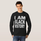 Afro ik ben zwart H T-shirt (Voorkant volledig)