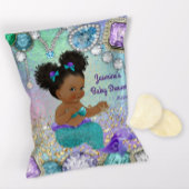 Afro Jewel Mermaid Baby shower Chip Bag Wrappers Flyer