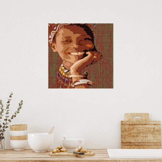 AFRO JOY POSTER (Keuken)