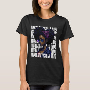 Afro koningin zonder verontschuldiging Dope Black  T-shirt