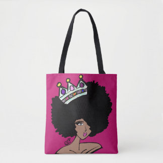 Afro Kroon Canvas Tas