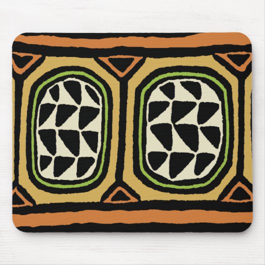 Afro Kuba Textile Design Muismat (Voorkant)