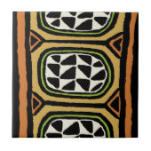 Afro Kuba Textile Design Tegeltje (Voorkant)
