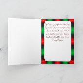 Afro Kwanzaa Feestdagen Kaart (Binnen)