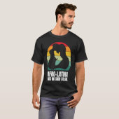 Afro Latina African American Culture Latina Pride  T-shirt (Voorkant volledig)