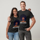 Afro Latina Black Latinx Pride Melanin Pride Black T-shirt (Unisex)
