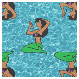 afro latina mermaid sea zee stof