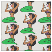afro latina mermaid stof (Swatch)