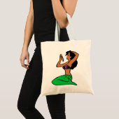 afro latina mermaid tote bag (Voorkant (product))