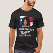 afro latina panama women dipped in melanin Black T-shirt (Voorkant)