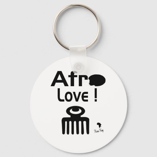Afro Liefde met DUAFE Sleutelhanger (Voorkant)