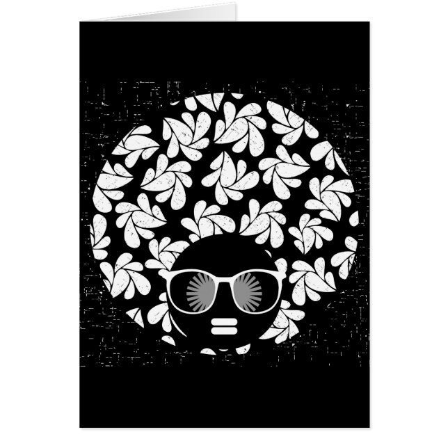 Afro Liefde Zwart & Wit (Voorkant)