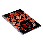 Afro Love Coral Red Pillow Notitieboek (Rechterzijde)