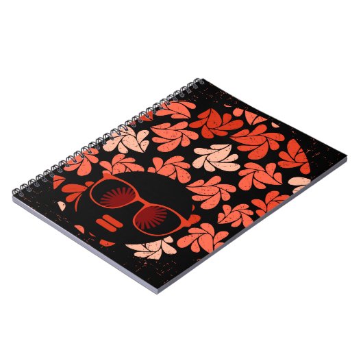 Afro Love Coral Red Pillow Notitieboek (Linkerzijde)