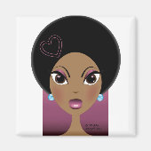Afro Love Magnet (Voorkant)