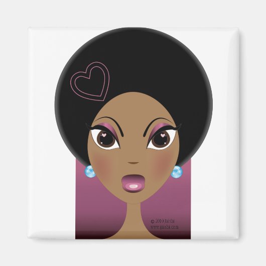 Afro Love Magnet (Voorkant)