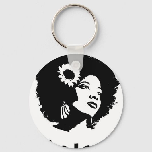 Afro Love Sleutelhanger (Voorkant)