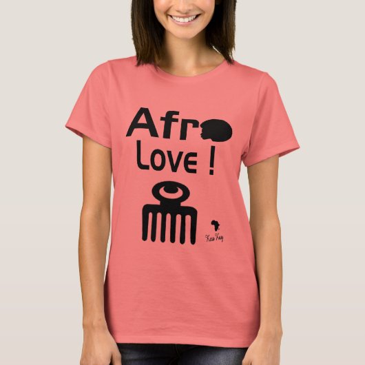 Afro Love. T SHIRT (Voorkant)