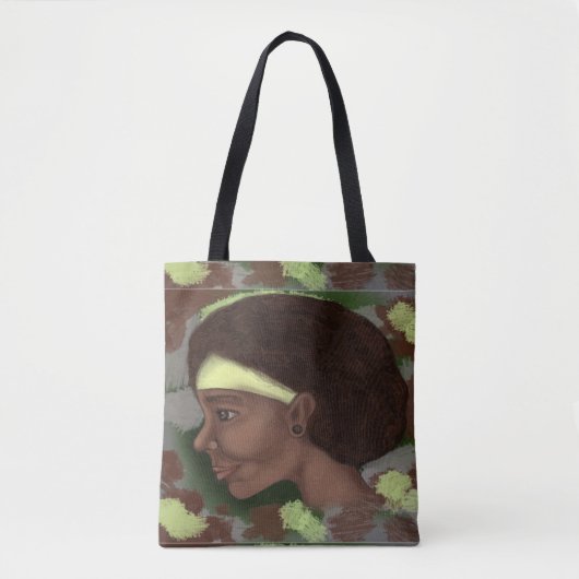 Afro mama tote bag (Voorkant)