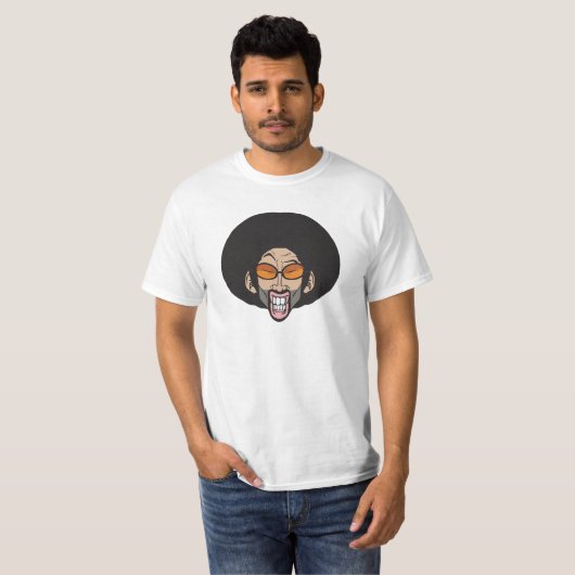 Afro-Man T-shirt (Voorkant volledig)