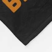 Afro meisje blackity zwart elke maand zwarte gesch fleece deken (Hoek)