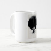 Afro-meisje Koffiemok (Voorkant links)