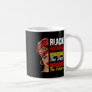 Afro-meisje ter ere van het verleden inspirerende  koffiemok