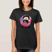 Afro Melanin Queen RN Black T-shirt (Voorkant)