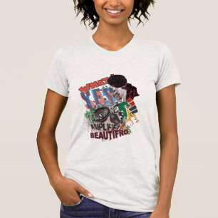 afro mess T-shirt