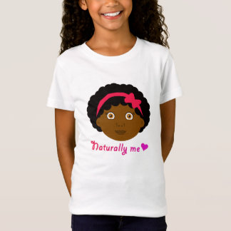 Afro met boeg t-shirt