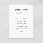 Afro Mode Elegant Visitekaartje (Achterkant)