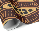 Afro modern modedoekpapier cadeaupapier (Rol Hoek)