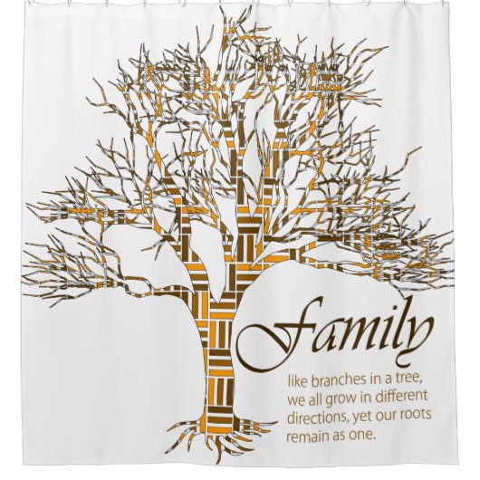 Afro-modern patroon:  Afrika Anew Douchegordijn (Voorkant)