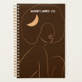 Afro Moon Girl Planner (Voorkant)
