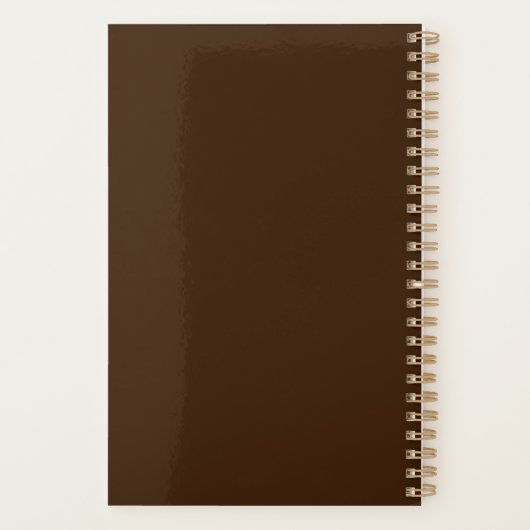 Afro Moon Girl Planner (Achterkant)