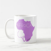 Afro Natural Black Hair Koffiemok (Links)