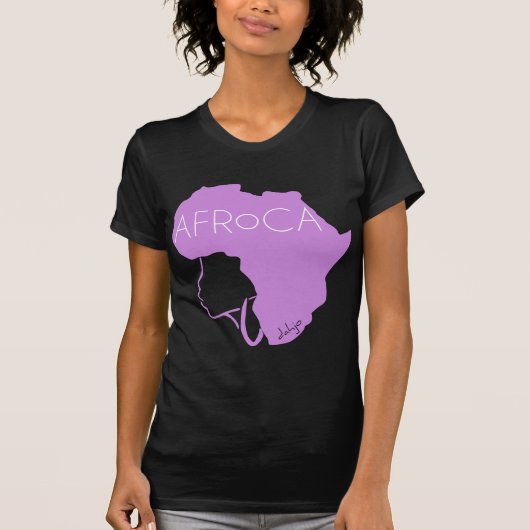 Afro Natural Black Hair T-shirt (Voorkant)