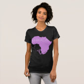 Afro Natural Black Hair T-shirt (Voorkant volledig)