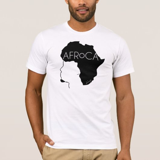 Afro Natural Black Hair T-shirt (Voorkant)