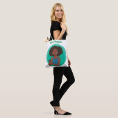 Afro Natural Hair Curls Tote Bag (Op model)