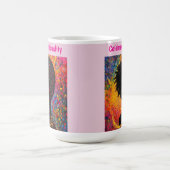 Afro Nebula Whisper – Black History-viering Koffiemok (Center)